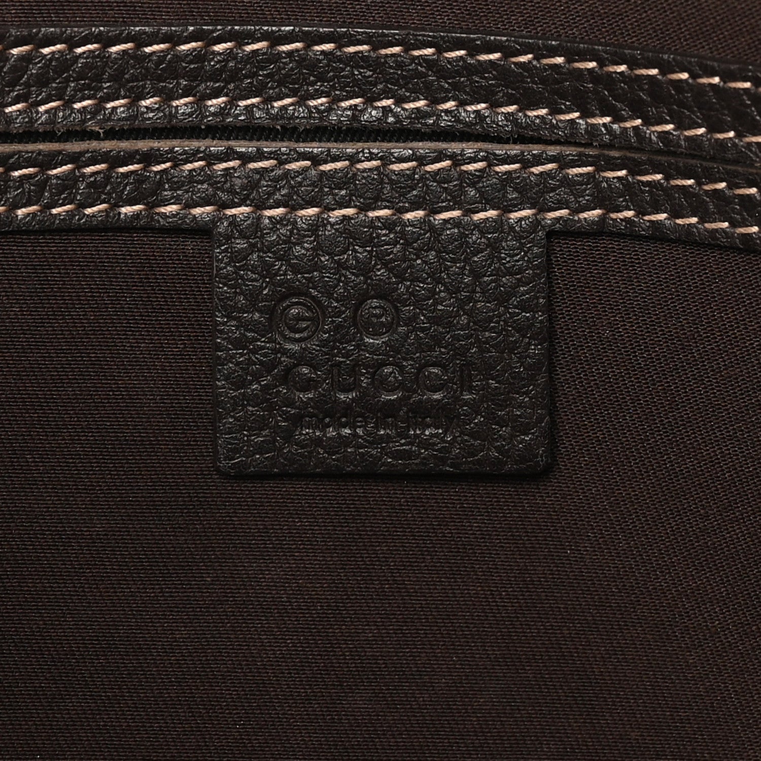 Gucci Crystal Monogram Dollar Calfskin Medium Joy Shoulder Bag Beige Ebony Testa di Moro 6 of 10