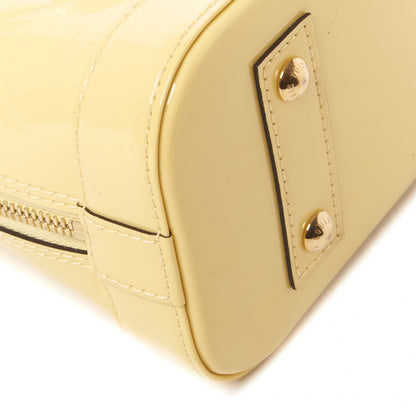 Louis Vuitton Vernis Alma BB Citrine 7 of 8