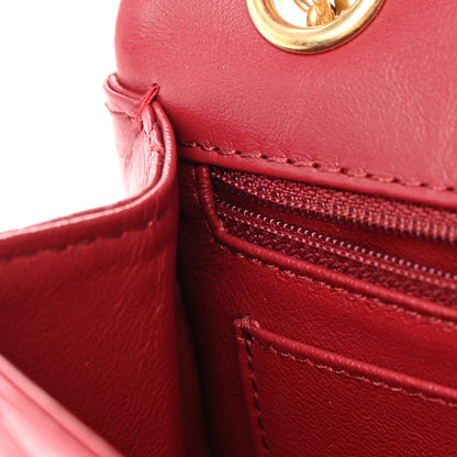 Chanel Aged Calfskin Quilted 2.55 Reissue Mini Flap Red 11 of 17