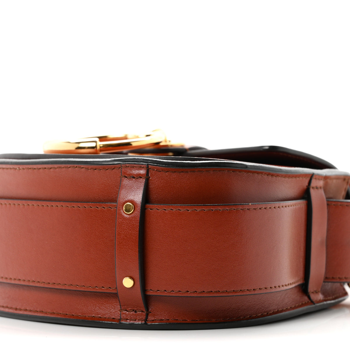 Calfskin Suede Small Tess Bag Sepia Brown