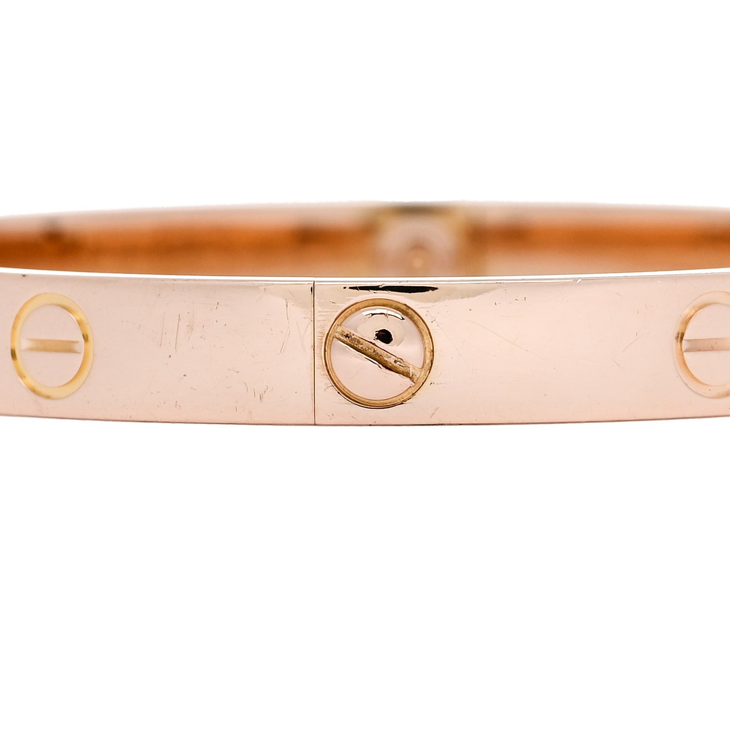 18K Pink Gold LOVE Bracelet 17