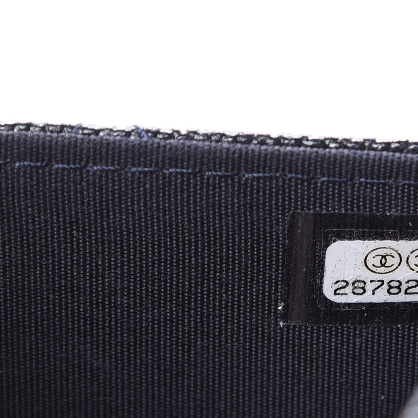 Caviar Quilted Golden Class Wallet On Chain WOC Navy