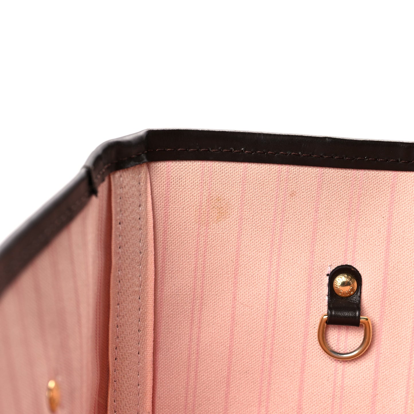 Damier Ebene Neo Neverfull MM Rose Ballerine