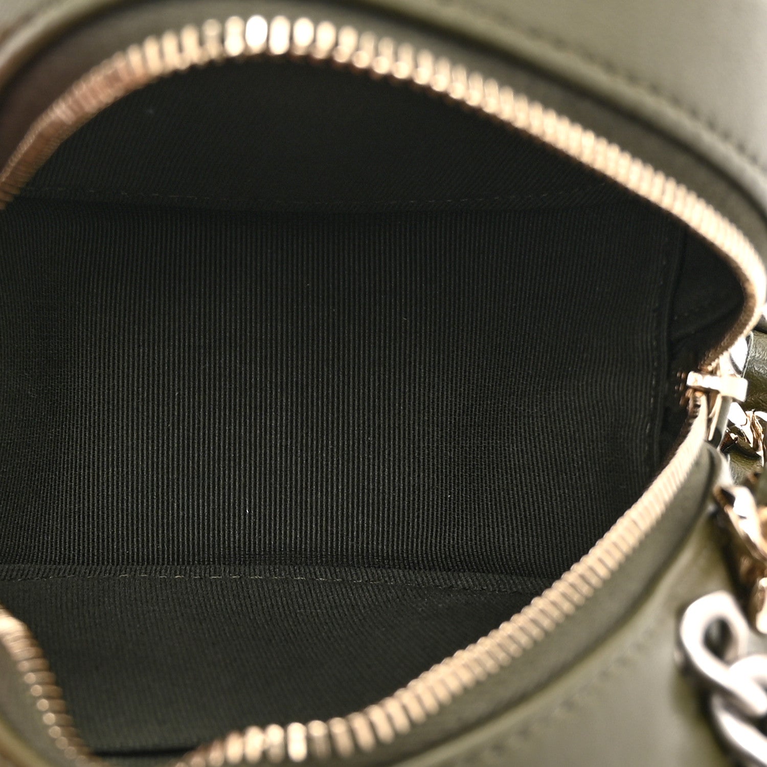 Chanel Lambskin Quilted Chanel 19 Round Clutch With Chain Green 5 of 10