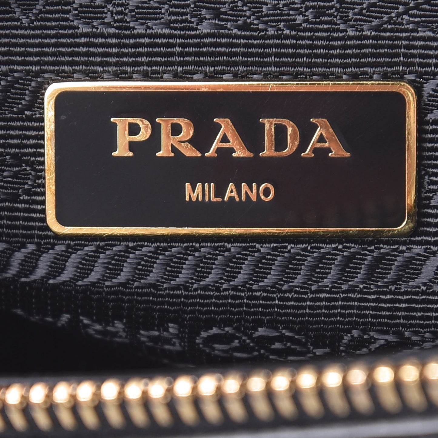 Saffiano Lux Mini Double Zip Tote Black