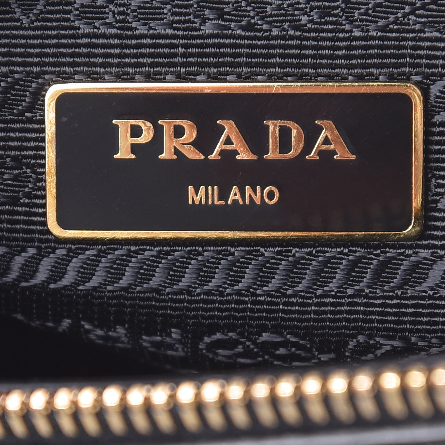 Prada Saffiano Lux Mini Double Zip Tote Black 7 of 9