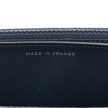Chanel Caviar Quilted Wallet on Chain WOC Navy Blue 7 of 12