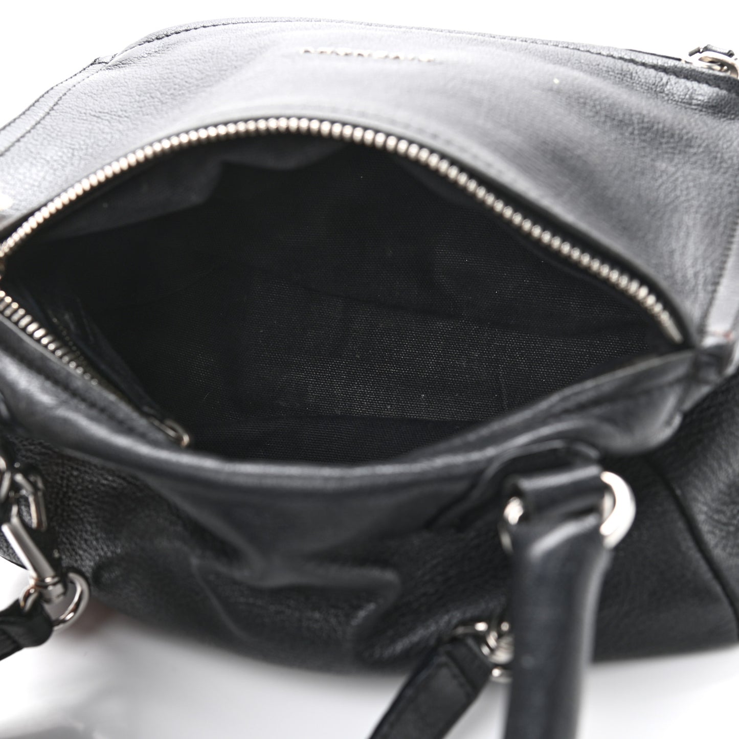 Sugar Goatskin Small Pandora Black