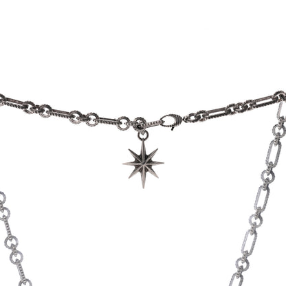 Gucci Swarovski Crystal Hand Motif Pendant Necklace Aged Gold Multicolor 4 of 5
