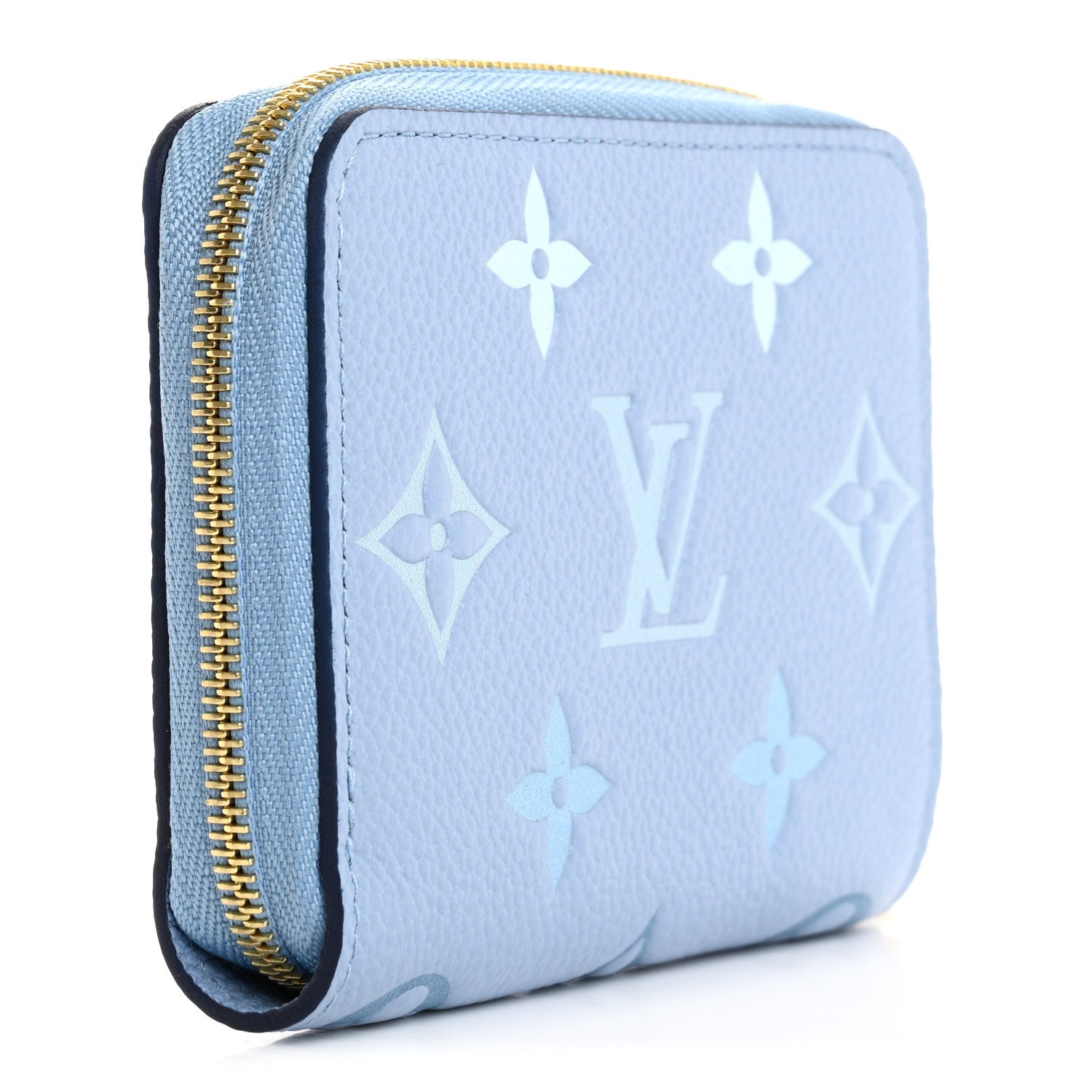 Louis Vuitton Empreinte Monogram Giant By The Pool Zippy Coin Purse Summer Blue 3 of 6