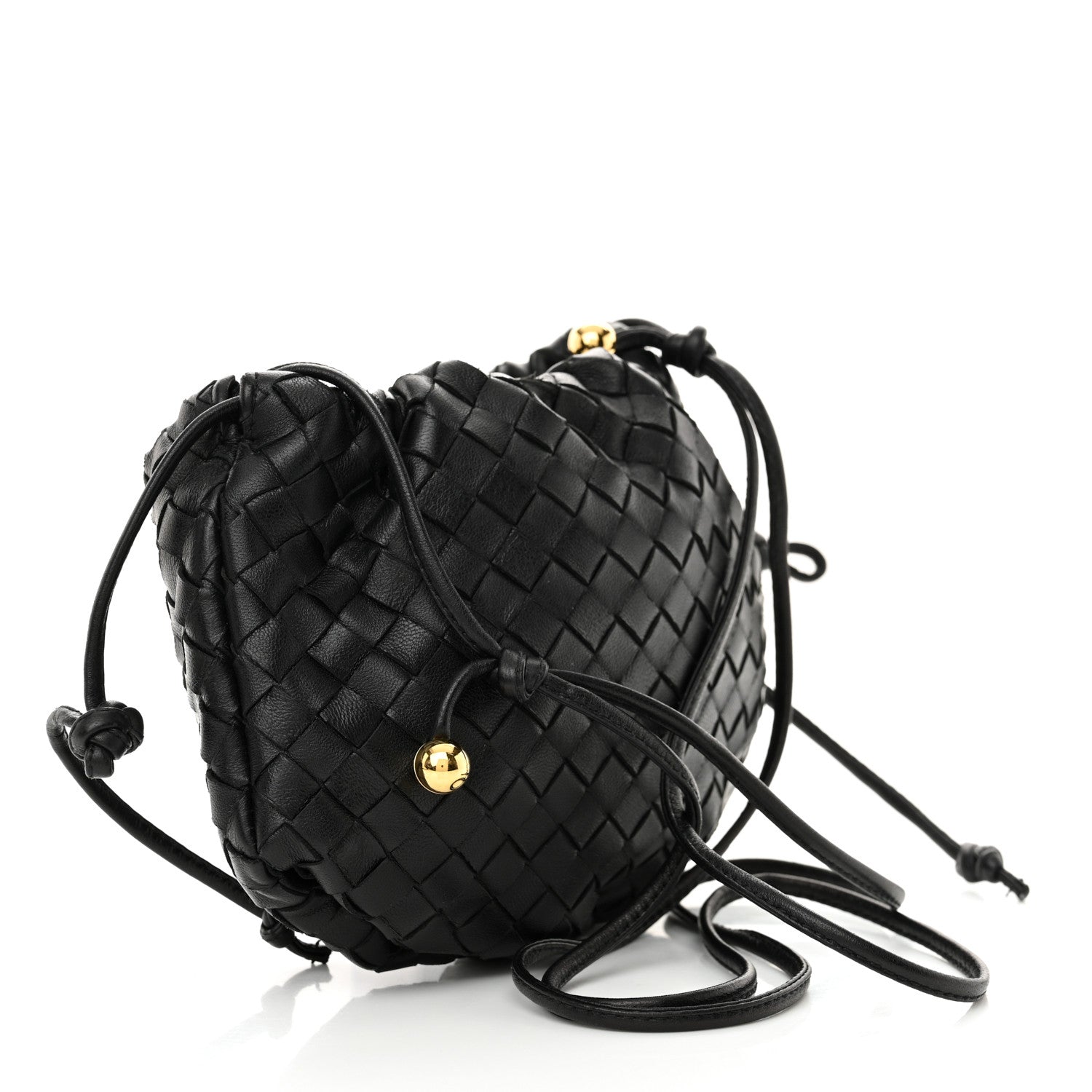 Bottega Veneta Nappa Intrecciato Mini Bulb Black 3 of 10