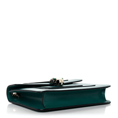 Bulgari Calfskin Serpenti Forever Crossbody Bag Emerald Green 4 of 12