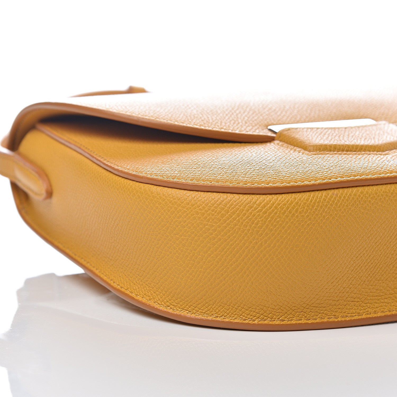 Celine Baby Grained Calfskin Small Trotteur Saffron 8 of 10