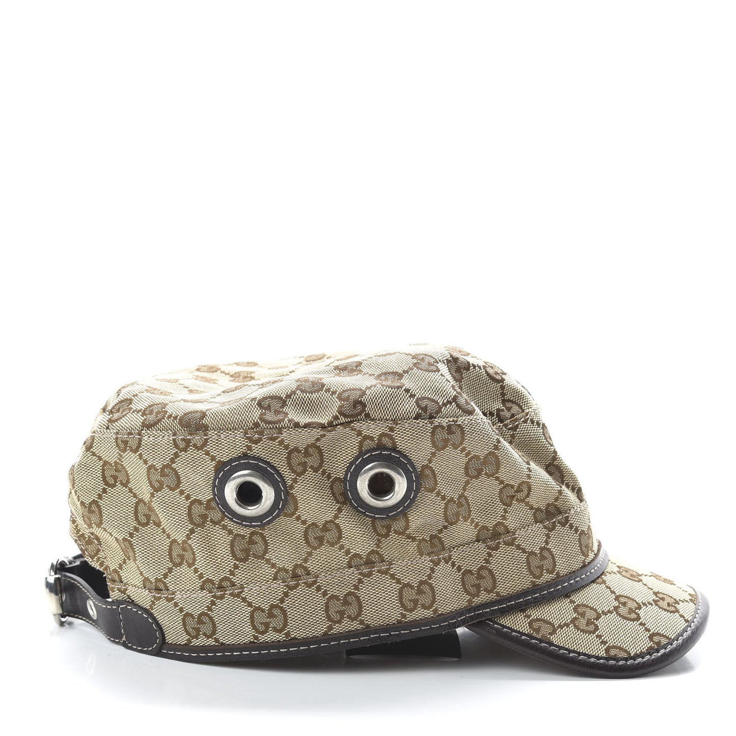 Monogram Military Hat XL Brown