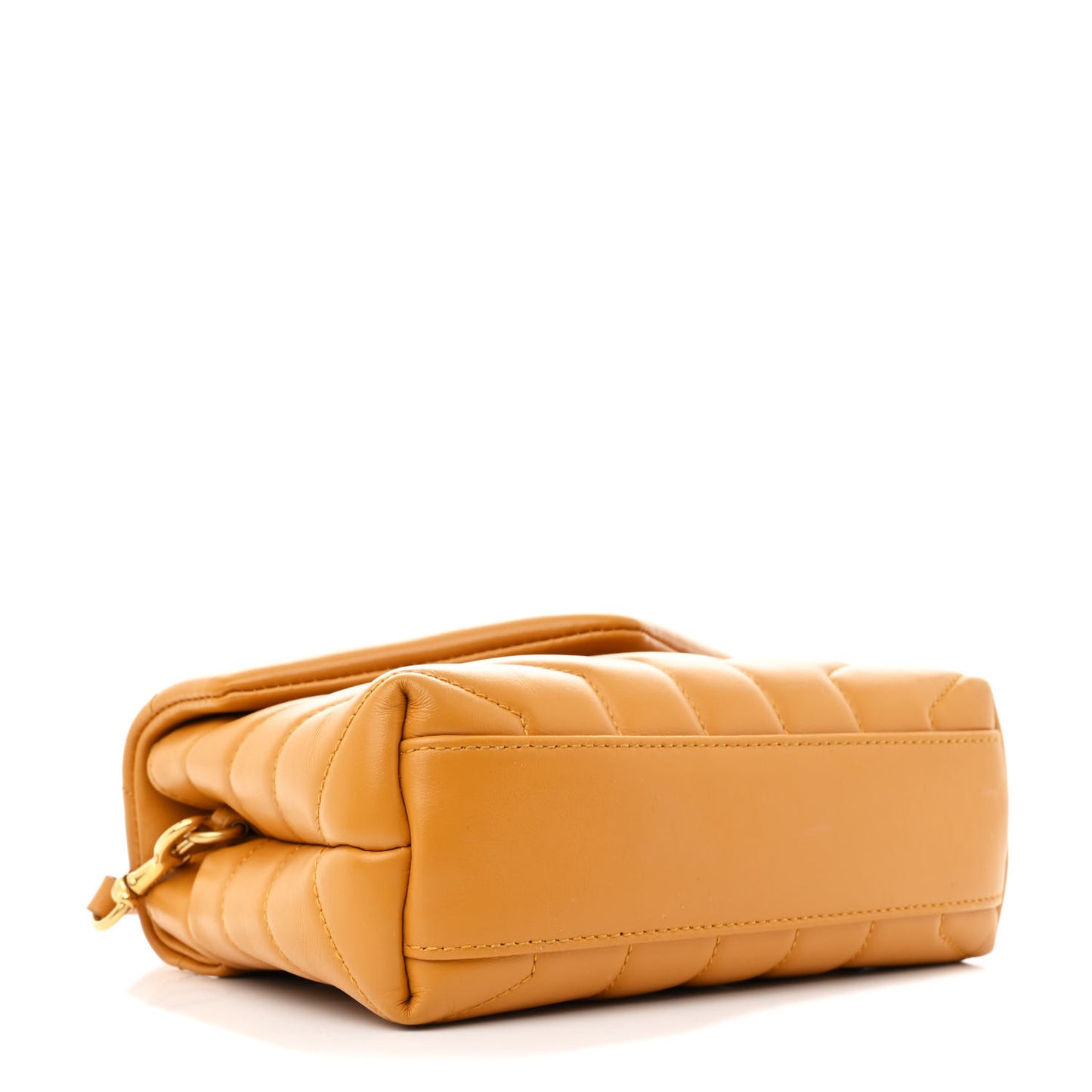 Calfskin Y Quilted Monogram Toy Loulou Crossbody Bag Cheddar