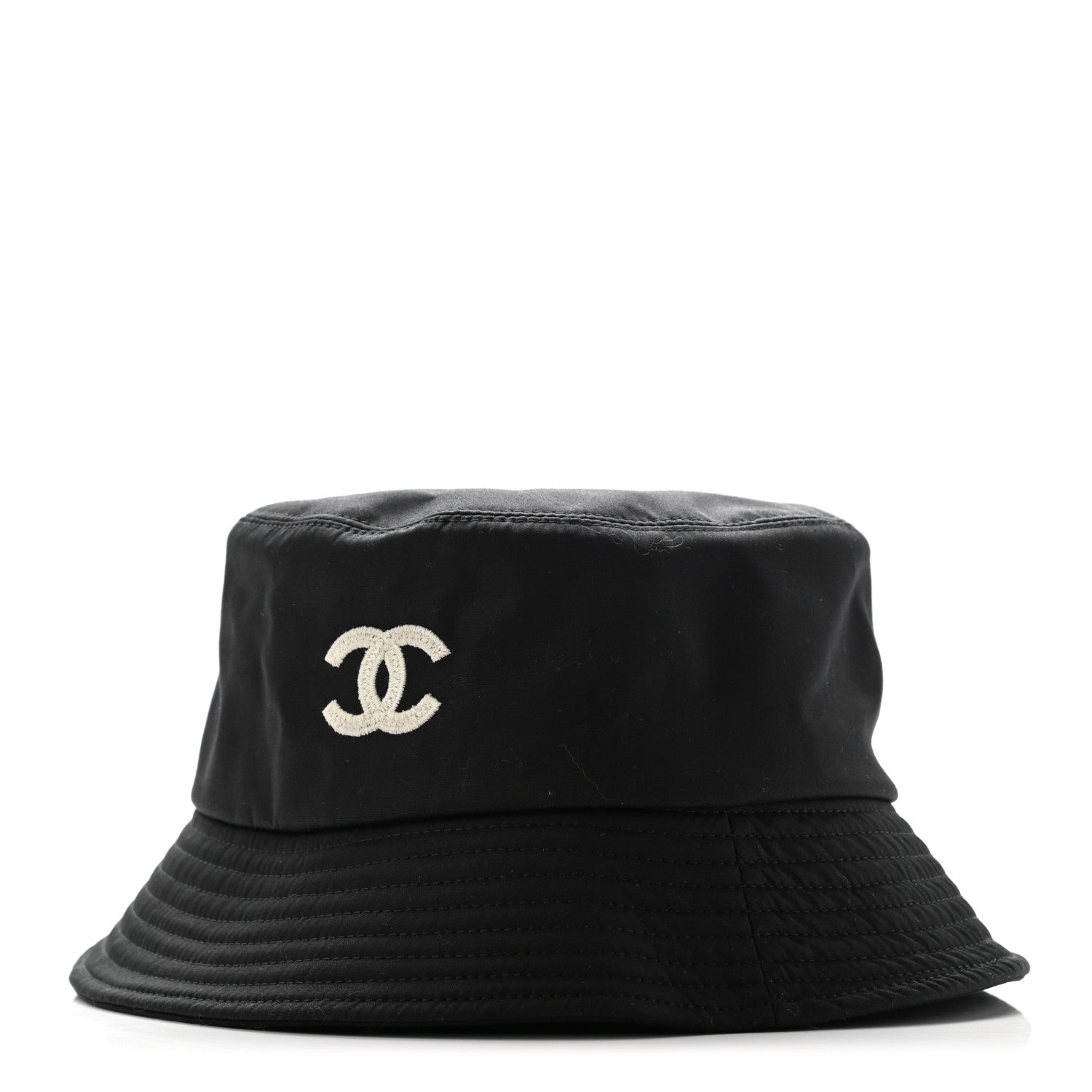 Chanel Cotton CC Bucket Hat M Black 1 of 7