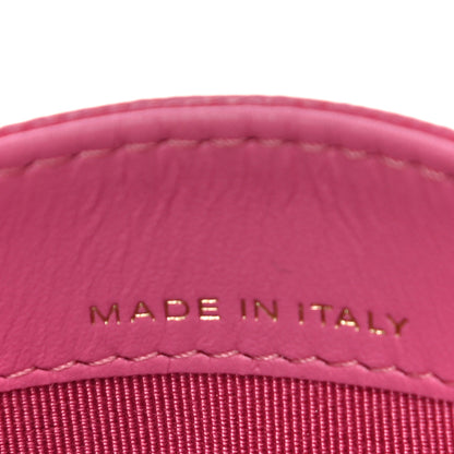 Chanel Caviar Quilted Card Holder Pink 7 of 14