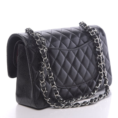 Chanel Caviar Quilted Medium Double Flap Black 3 of 10