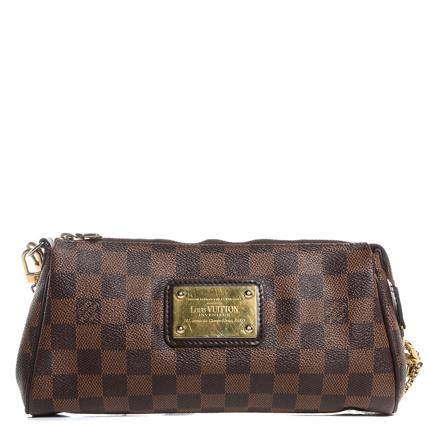 Louis Vuitton Damier Ebene Eva Clutch 1 of 7