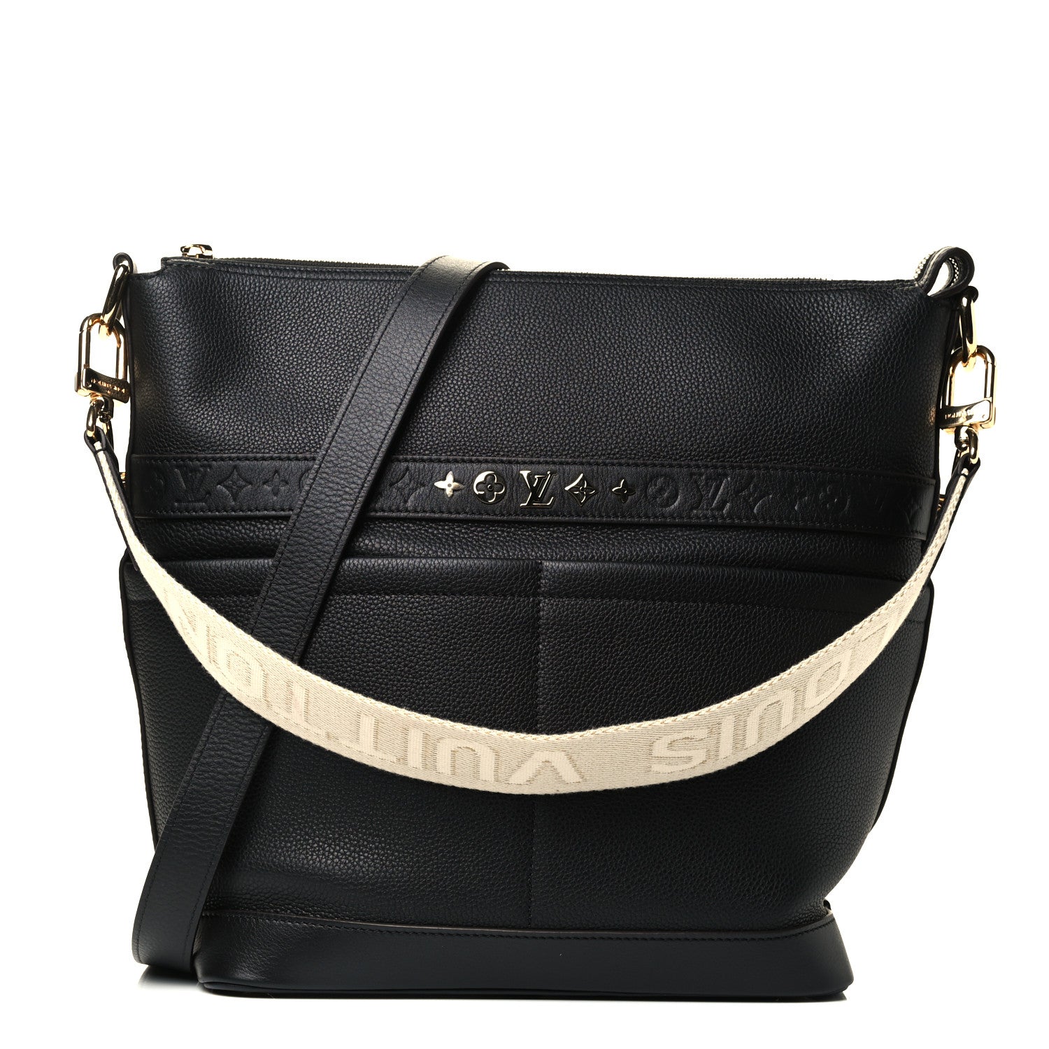 Louis Vuitton Calfskin Cruiser GM Black 1 of 4