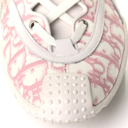 Christian Dior Canvas Monogram D Sport Lace Up Booties 41 Rose Clair 5 of 5