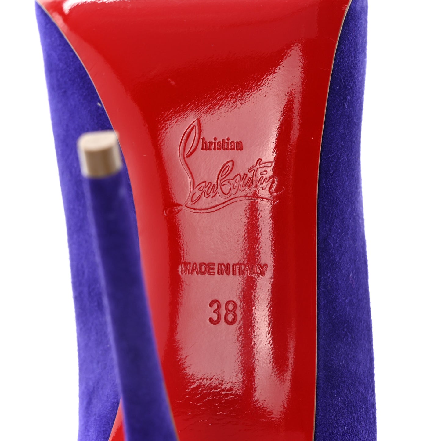 Veau Velours Candidate 100 Pumps 38 Purple Pop