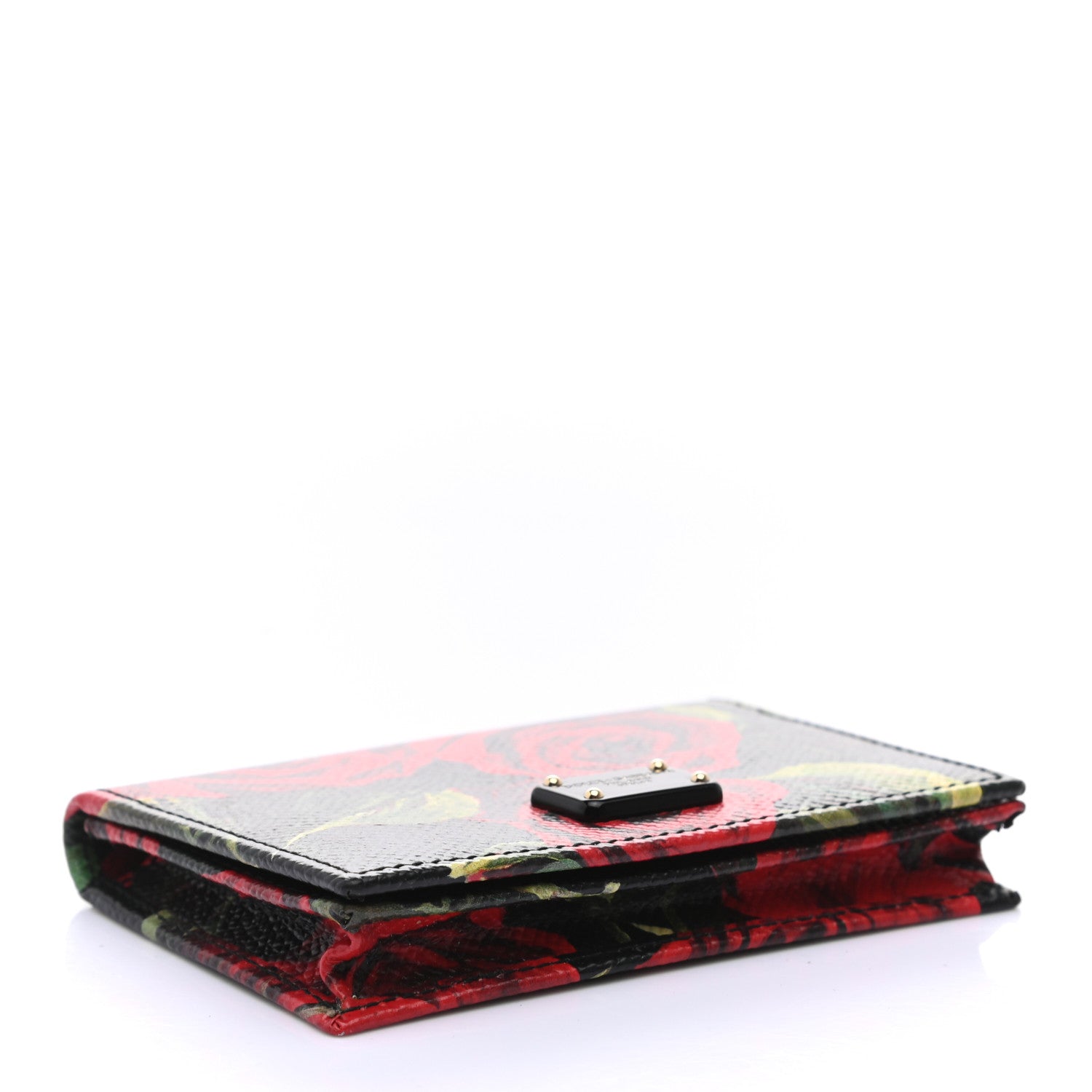 Dolce & Gabbana Dauphine Rose Print Flap Card Holder Multicolor 4 of 6
