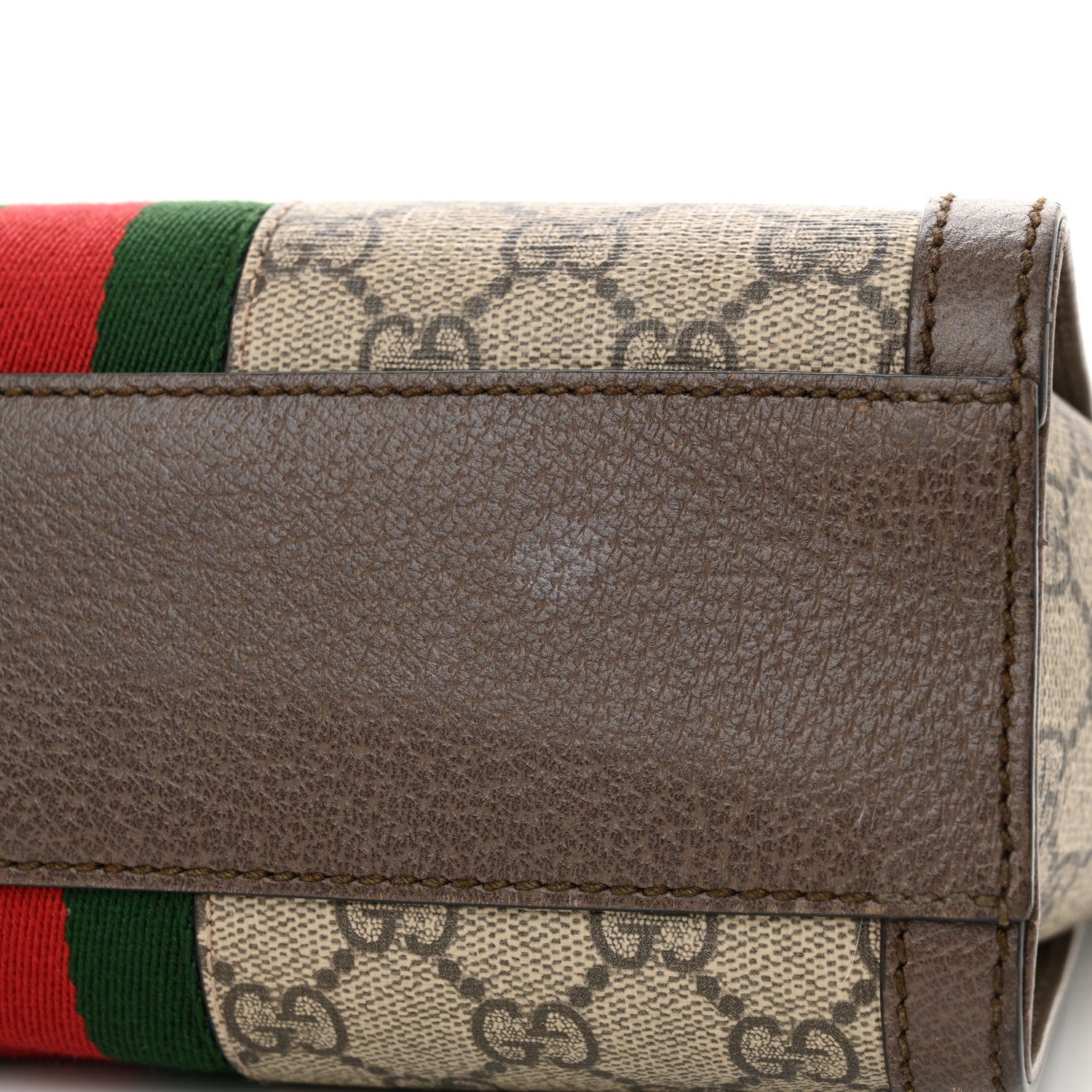 Gucci GG Supreme Monogram Small Ophidia Tote Bag Brown 15 of 16
