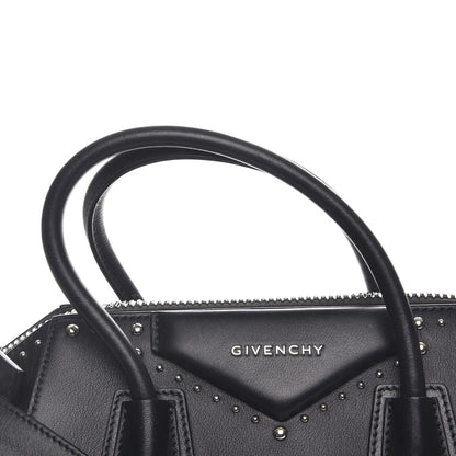 Givenchy Smooth Calfskin Small Studded Antigona Black 9 of 9