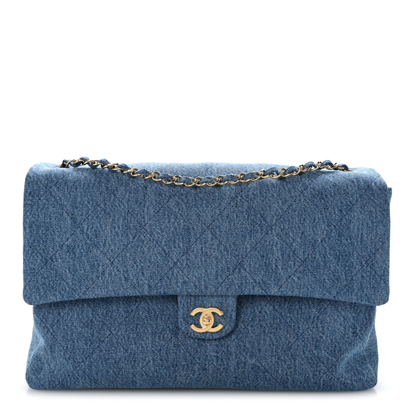 Denim Souplissimo Maxi Flap Blue