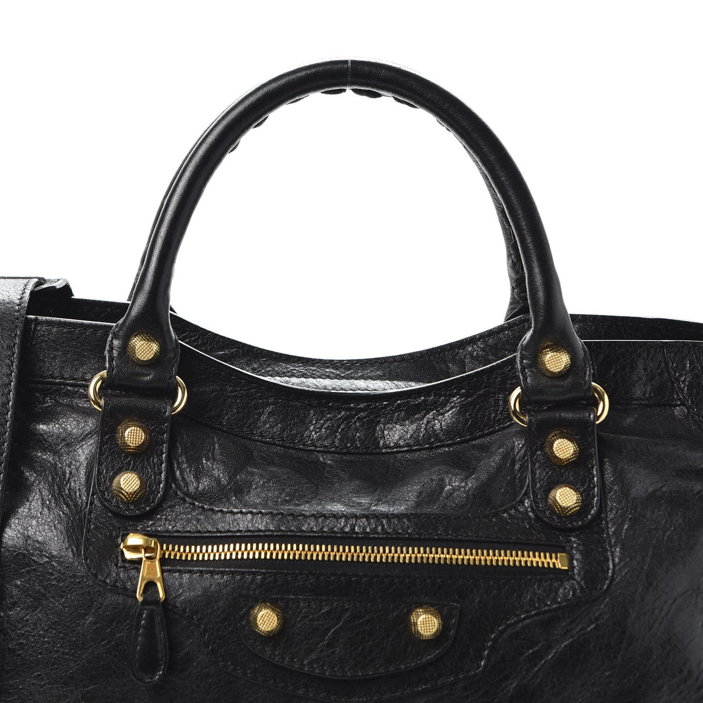 Agneau Giant 12 Gold Hardware City Black
