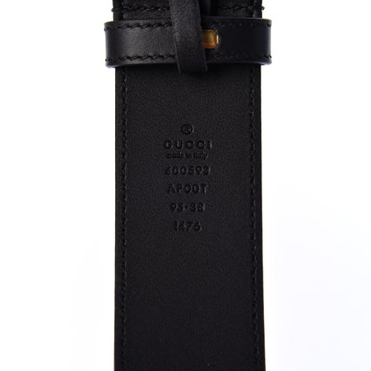 Gucci Calfskin Double G 40mm Belt 95 38 Black 3 of 3