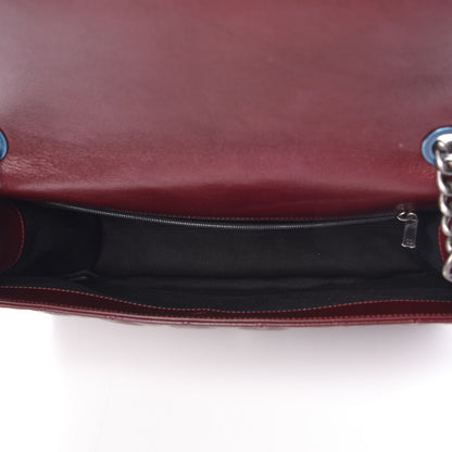Chanel Goatskin Quilted Large City Rock Flap Burgundy 5 of 7