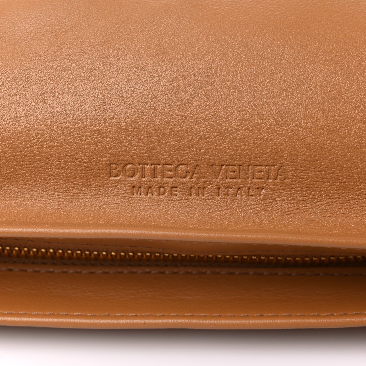 Supple Calfskin BV Twist Caramel
