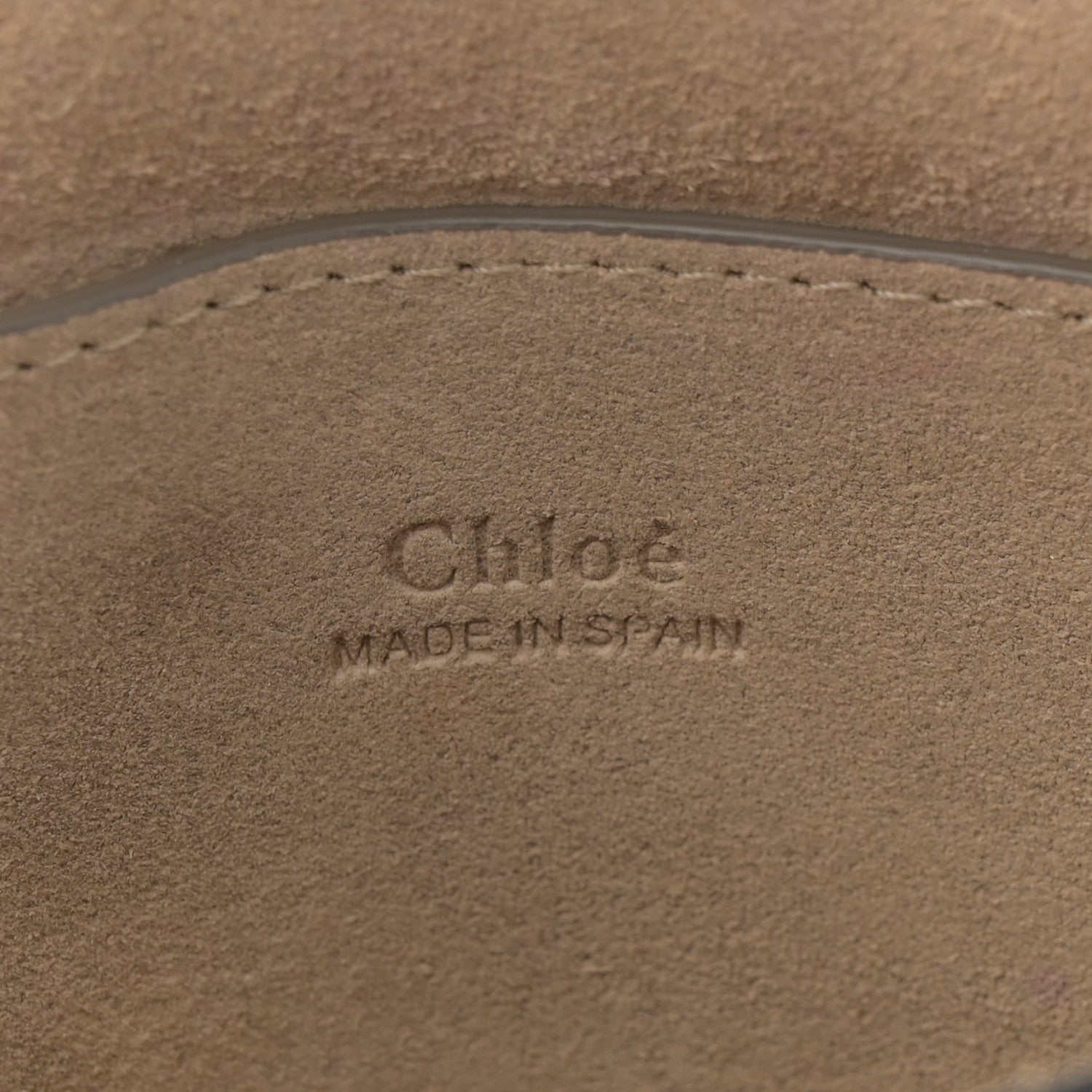 Chloe Suede Calfskin Small Faye Shoulder Bag Motty Grey 6 of 13