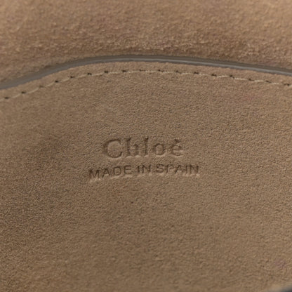 Chloe Suede Calfskin Small Faye Shoulder Bag Motty Grey 6 of 13