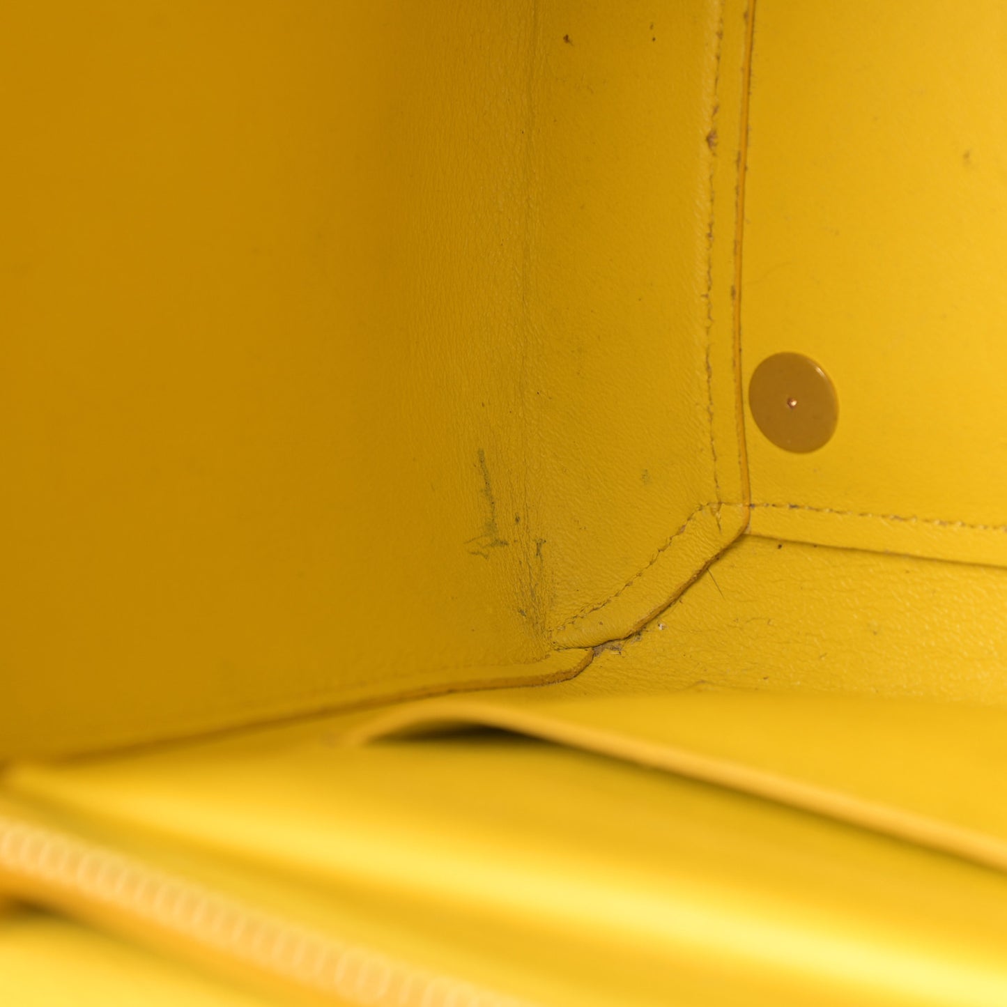 Elephant Calfskin Mini Belt Bag Sun Yellow
