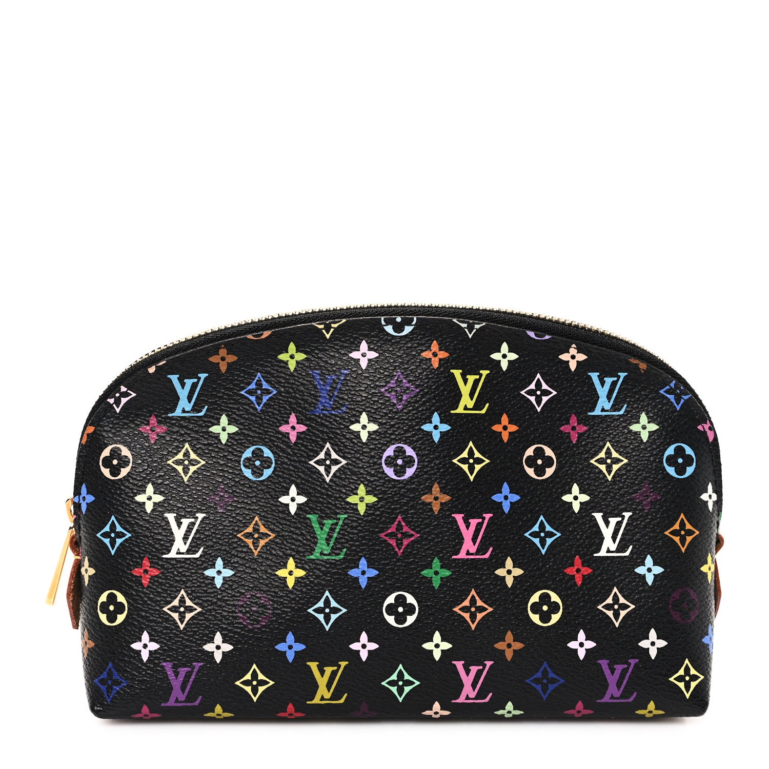 Louis Vuitton Monogram Multicolor Cosmetic Pouch Black Grenade 1 of 6