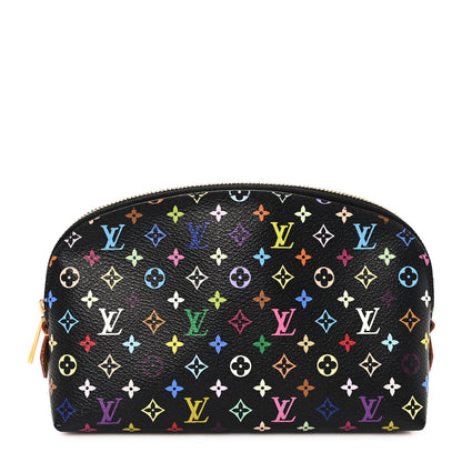 Louis Vuitton Monogram Multicolor Cosmetic Pouch Black Grenade 1 of 6