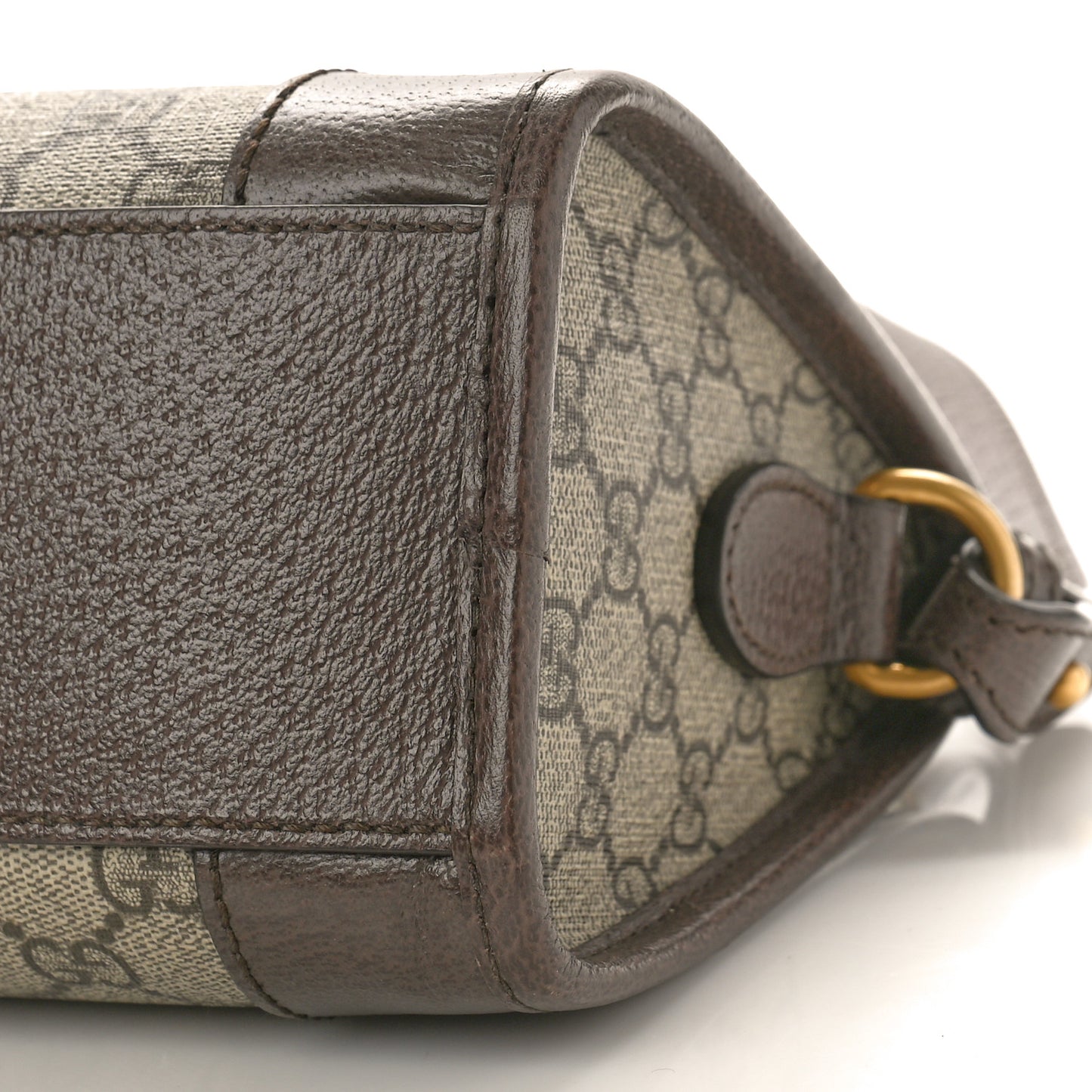 GG Supreme Monogram Web Small Ophidia Messenger Bag Beige Ebony New Acero