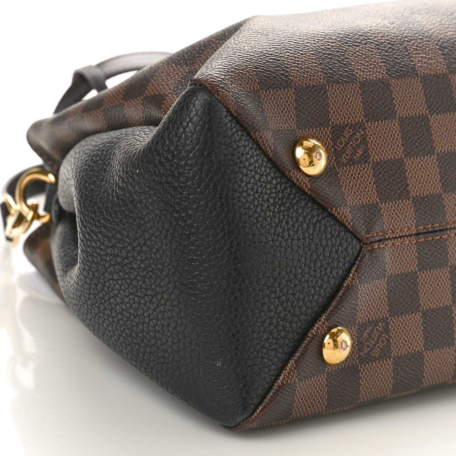 Louis Vuitton Damier Ebene Cuir Taurillon Brittany Black 7 of 13