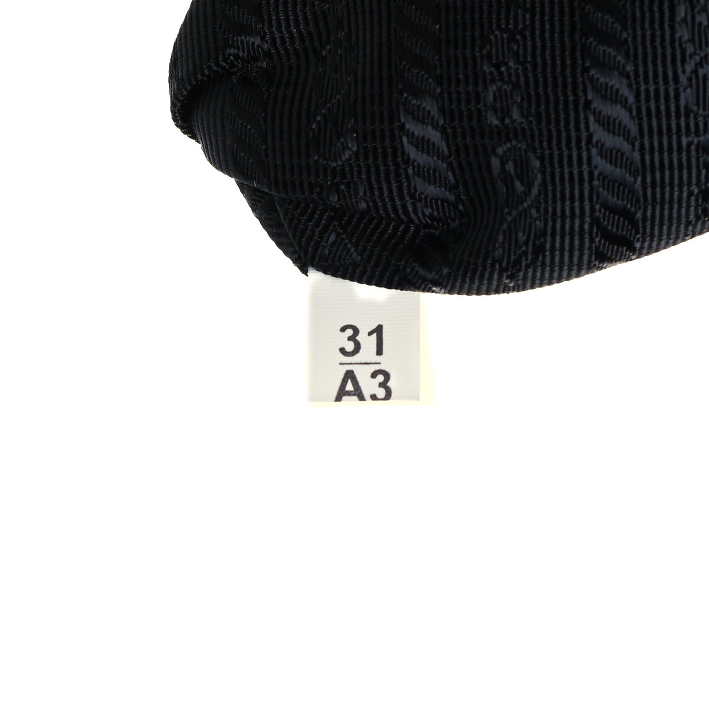 Terry Cloth Tote Bag Black White