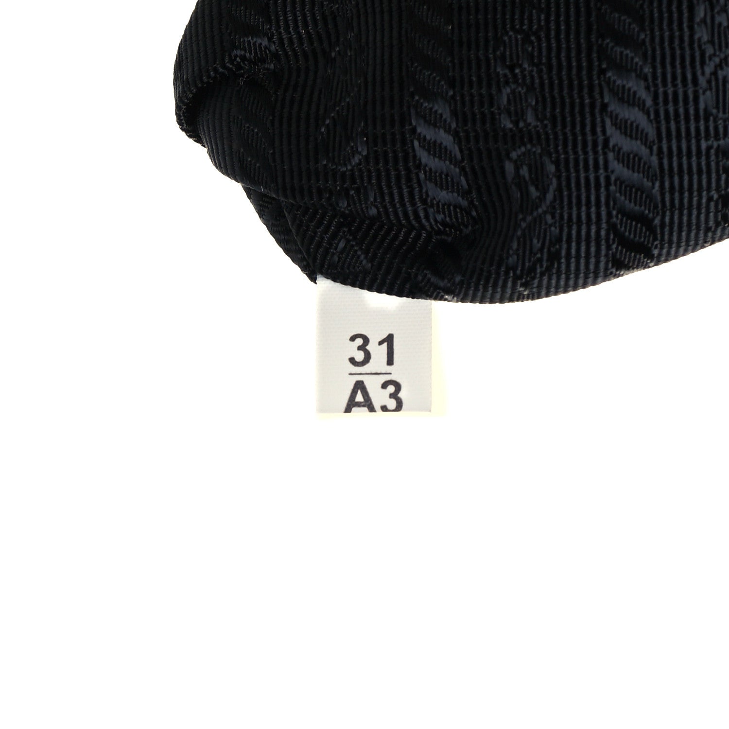 Prada Terry Cloth Tote Bag Black White 7 of 11