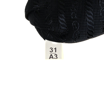 Prada Terry Cloth Tote Bag Black White 7 of 11