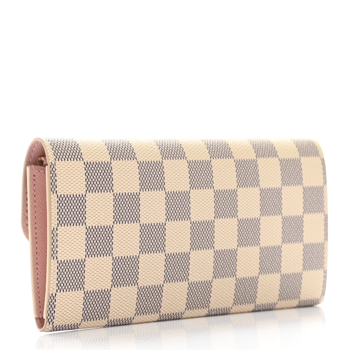 Damier Azur Emilie Wallet Rose Ballerine
