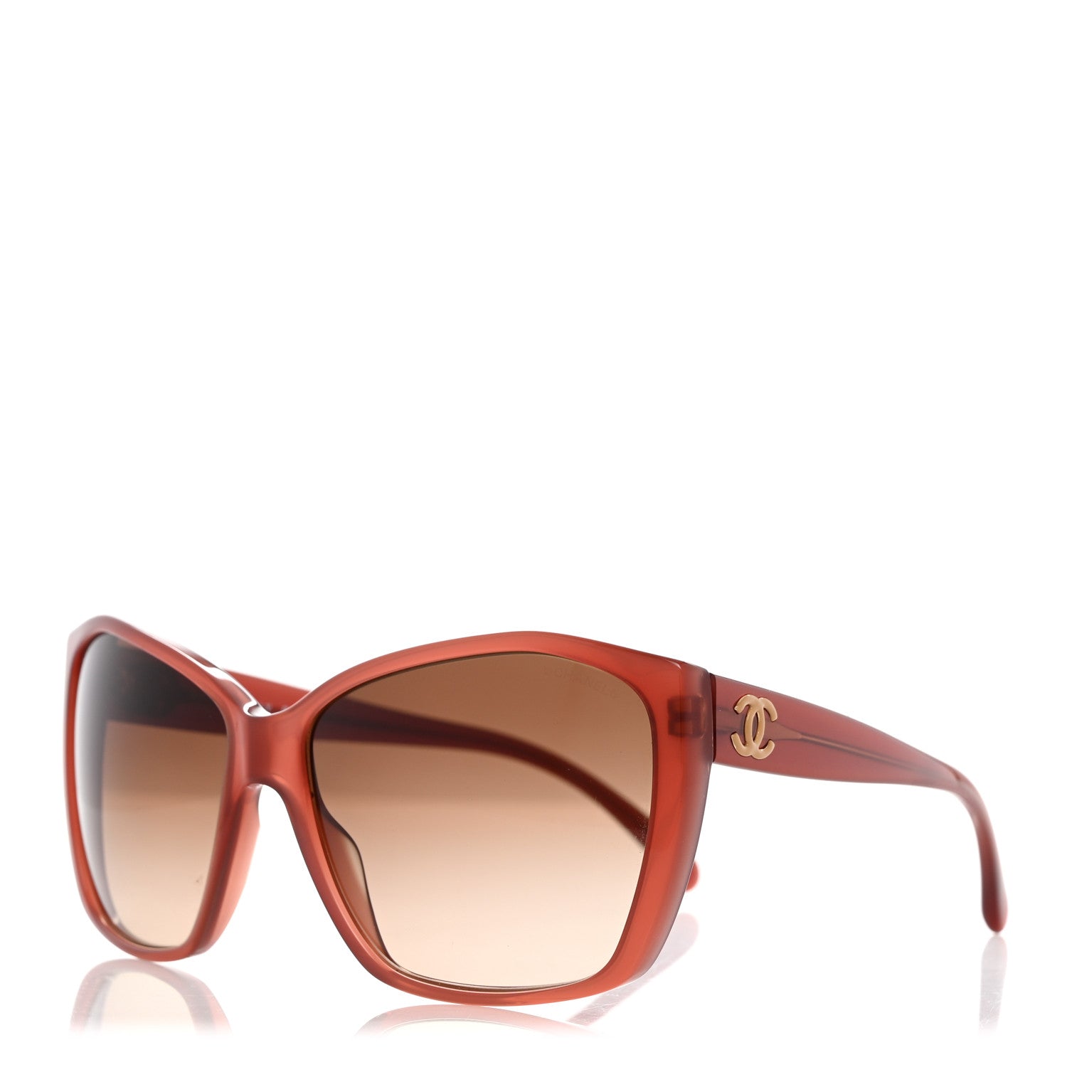 Chanel Acetate CC Sunglasses 5203 Red 1 of 8