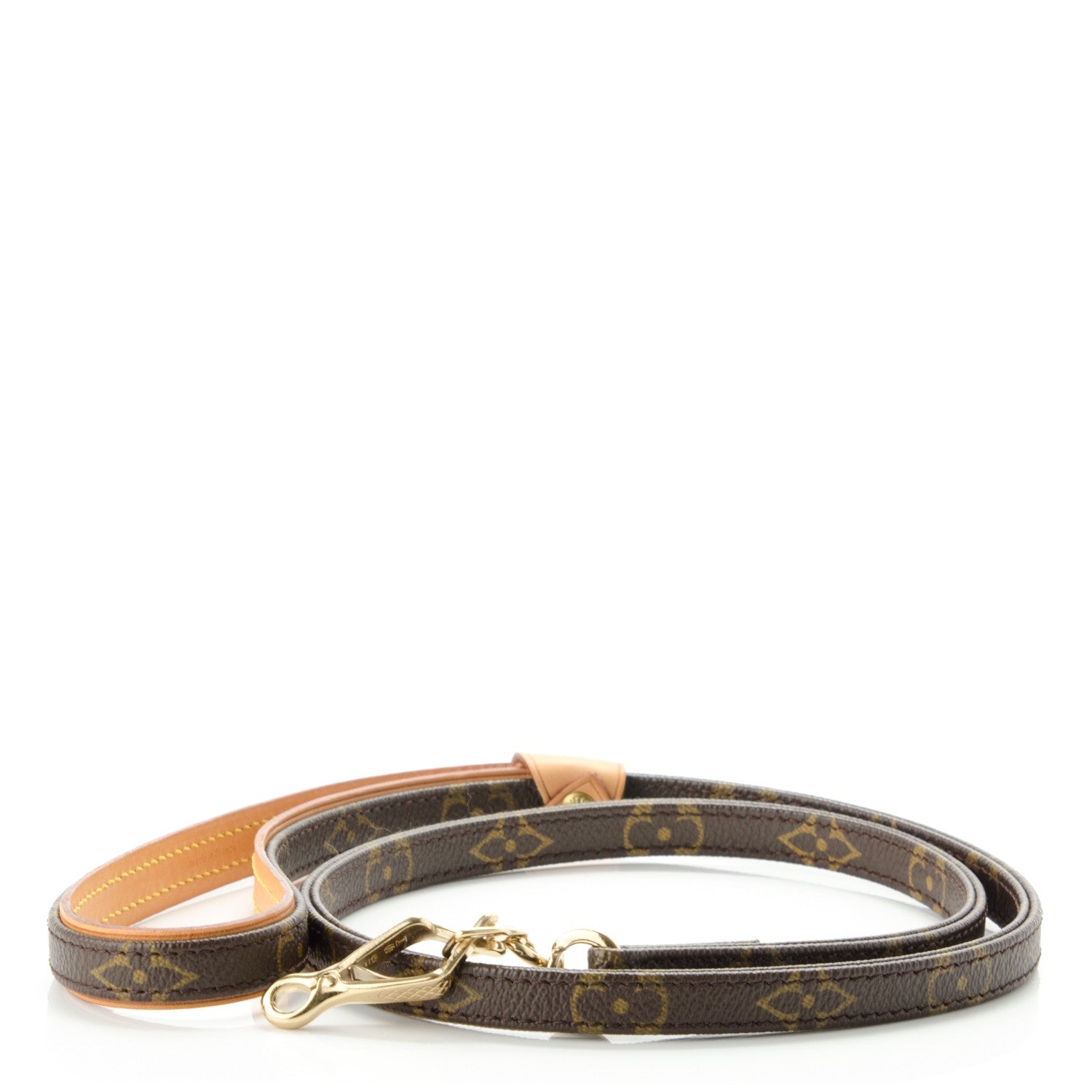 Louis Vuitton Monogram Baxter Dog Leash MM 1 of 6