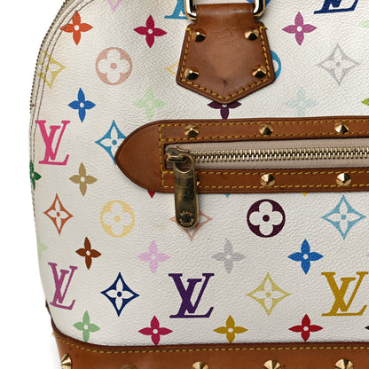 Louis Vuitton Monogram Multicolor Alma White 13 of 18