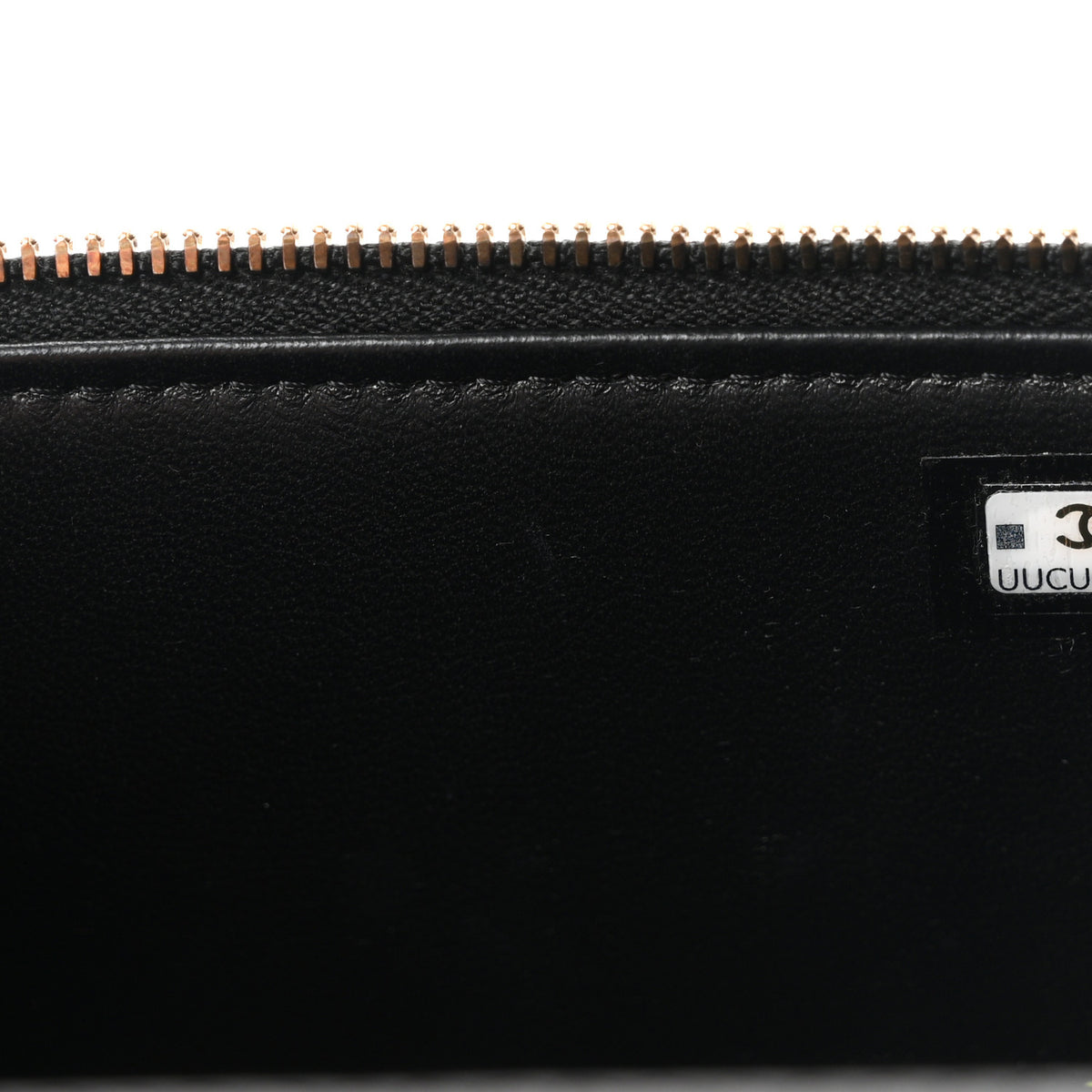 Chanel Shiny Calfskin Quilted Small Top Handle Vanity Case With Chain Black 7 of 11