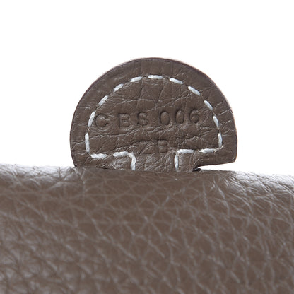 Hermes Taurillon Clemence Amazone Evelyne TPM Etoupe Bleu Indigo 7 of 11